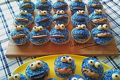 Krümelmonster-Muffins 51