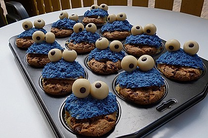 Krümelmonster-Muffins 56