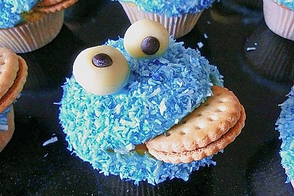 Krümelmonster-Muffins 11