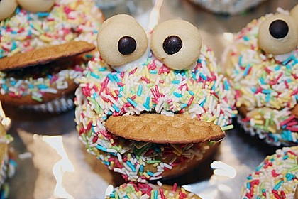 Krümelmonster-Muffins 33