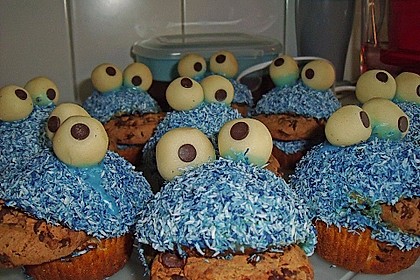 Krümelmonster-Muffins 35