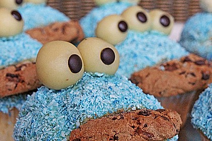 Krümelmonster-Muffins 17