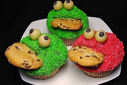 Krümelmonster-Muffins 18