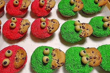 Krümelmonster-Muffins 285