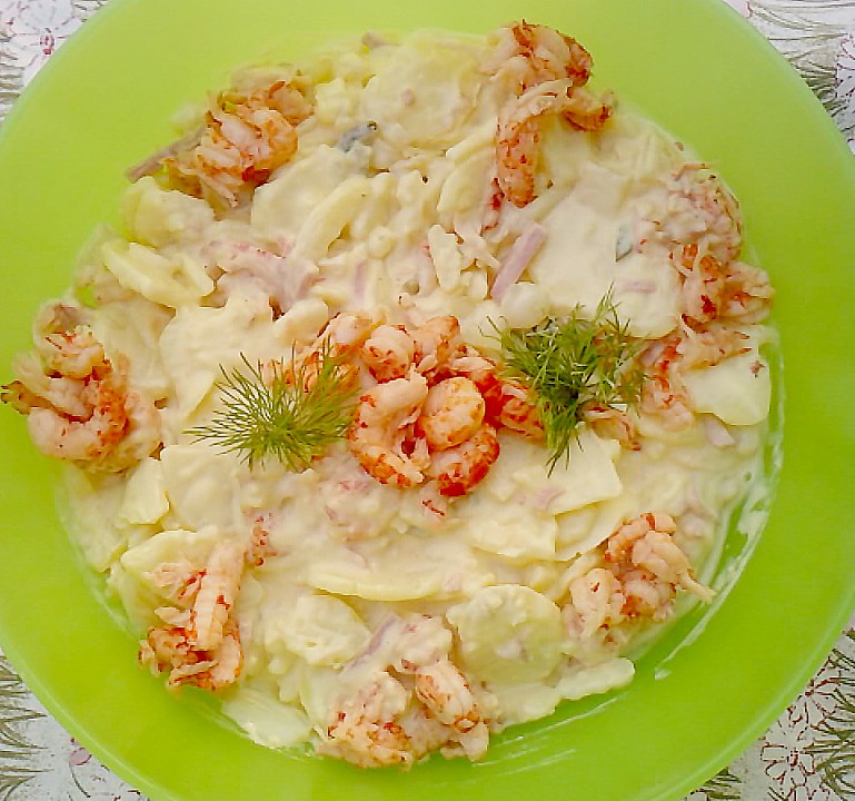 Kartoffelsalat mit Flusskrebsen von jumbo6969 | Chefkoch.de
