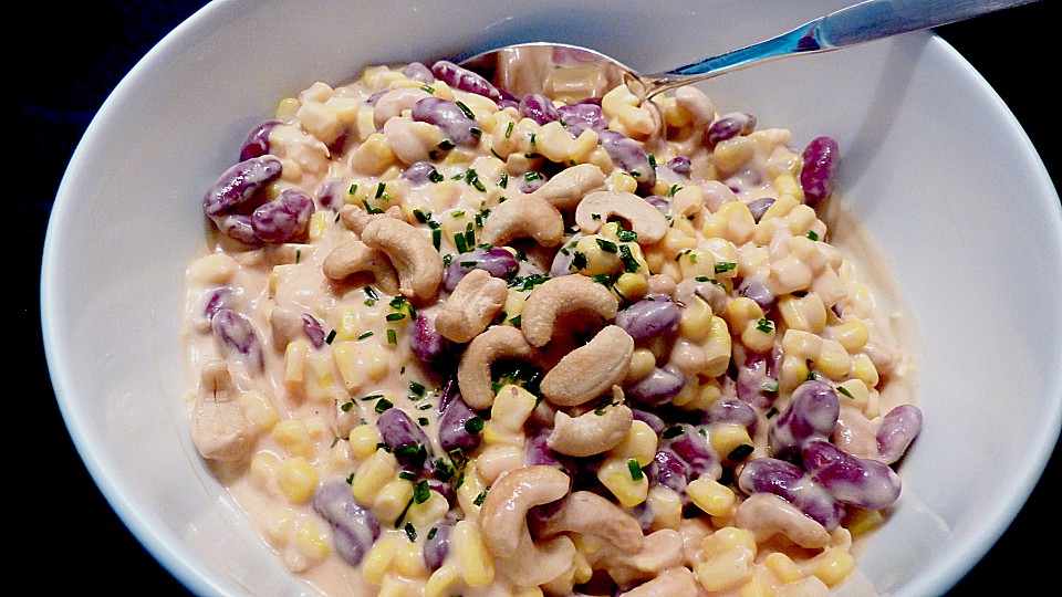 Mais - Kidneybohnen - Salat mit Cocktailsoße von Chrissy1982 | Chefkoch.de