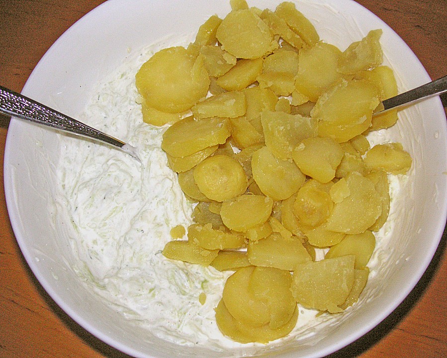 Tzatziki - Kartoffelsalat von gabipan | Chefkoch.de