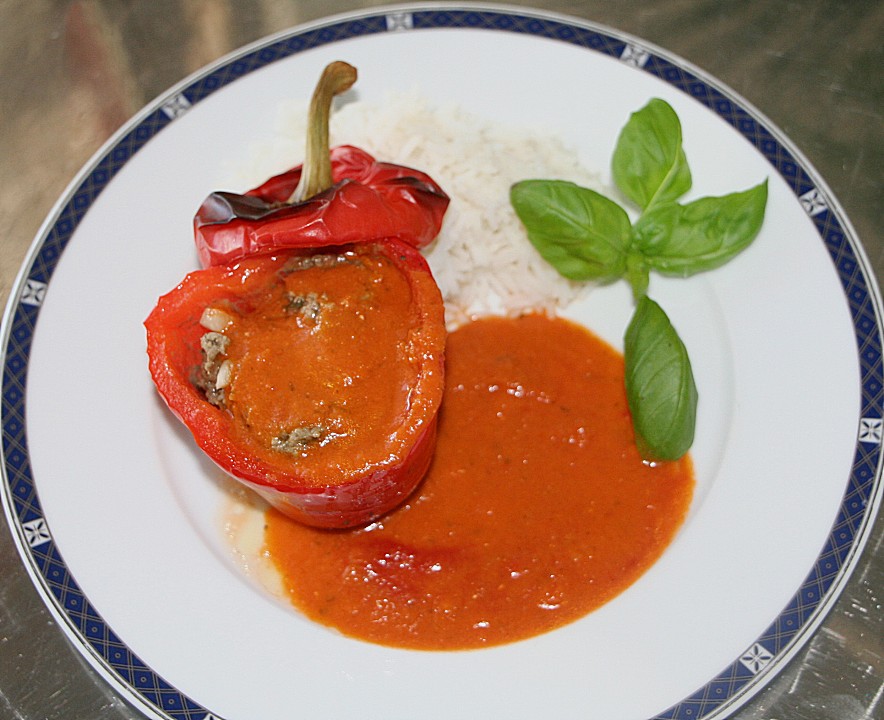 Gabis gefüllte Paprika auf mediterrane Art von gs_pe | Chefkoch.de
