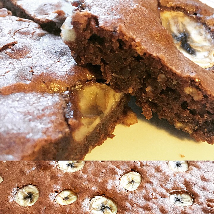 Bananen - Nutella - Brownies von pinktroublebee | Chefkoch.de