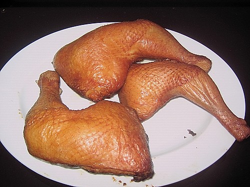 Heiß geräucherte Hähnchenkeulen (Rezept mit Bild) | Chefkoch.de