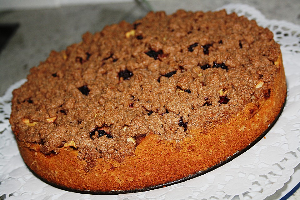 Brombeer - Apfel - Kuchen mit Zimtstreusel von Rocky73 | Chefkoch.de