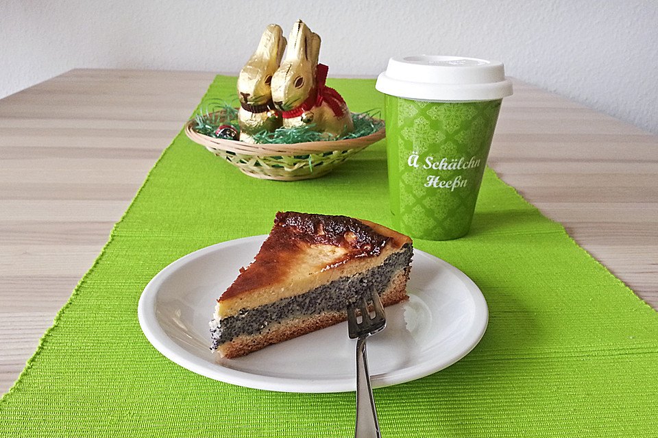 Cremiger Mohnkuchen mit Eierlikör - Rahmguss von pinktroublebee ...
