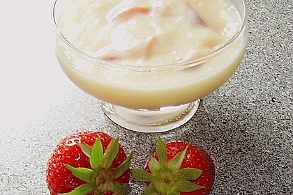 Vanillepudding mit Erdbeeren 8