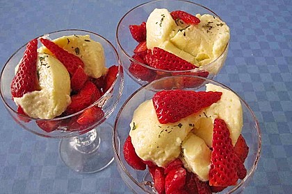 Vanillepudding mit Erdbeeren 7