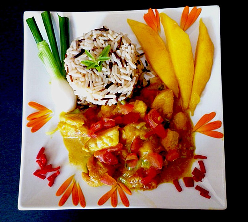 Hähnchencurry mit Mango und Kokosmilch von ars_vivendi | Chefkoch.de