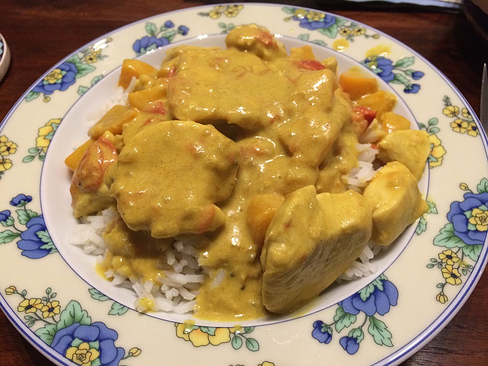 Hähnchencurry mit Mango und Kokosmilch von ars_vivendi | Chefkoch.de