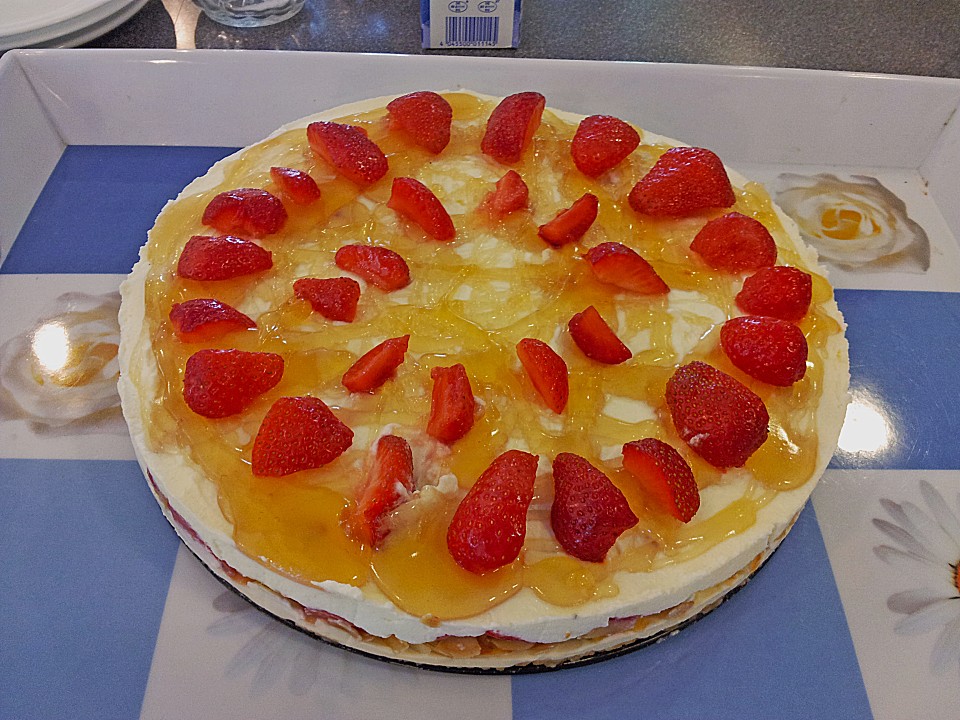 Erdbeer - Frischkäse - Torte von angel00 | Chefkoch.de