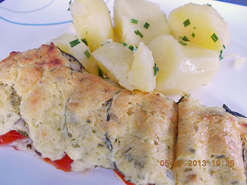 Fischgratin mit Frischkäse - Kräuterkruste von kultfussl | Chefkoch.de