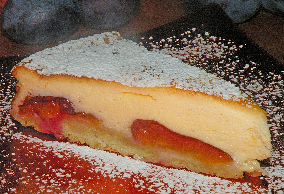 Zwetschkenkuchen mit Topfenguss von mima53 | Chefkoch.de
