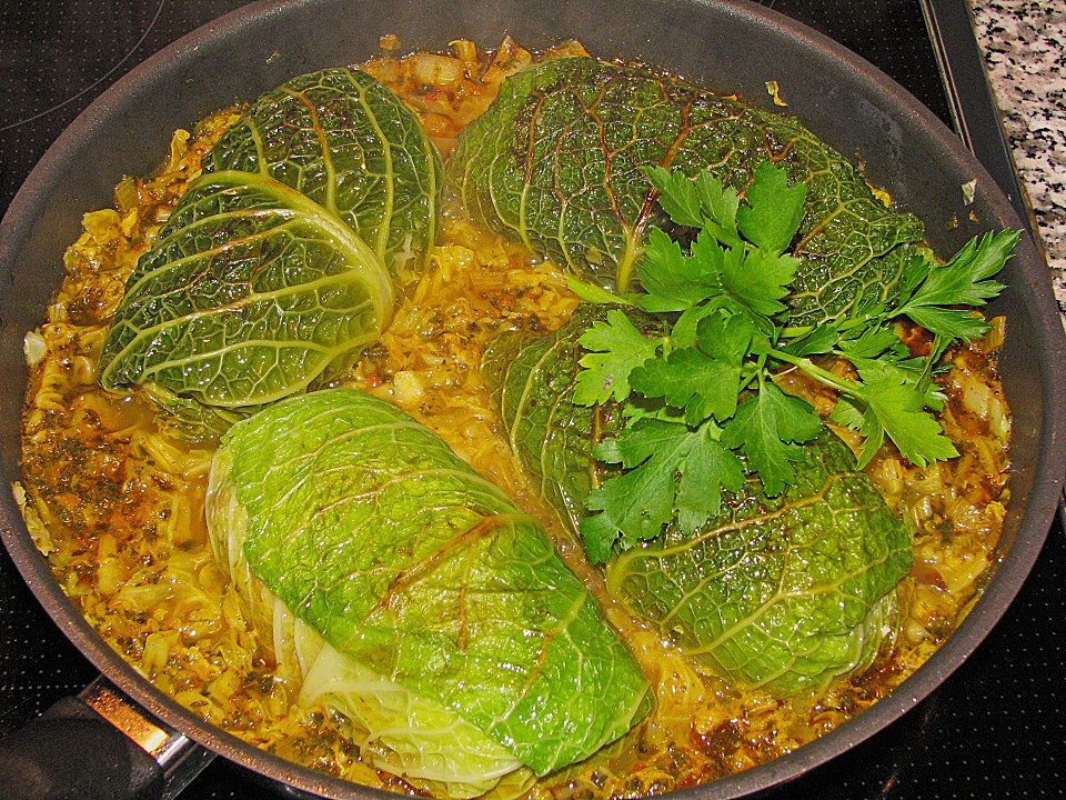 Wirsingrouladen mit Bulgur von ars_vivendi | Chefkoch.de