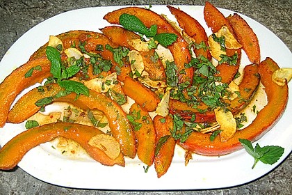 Kürbis-Minz-Salat 3