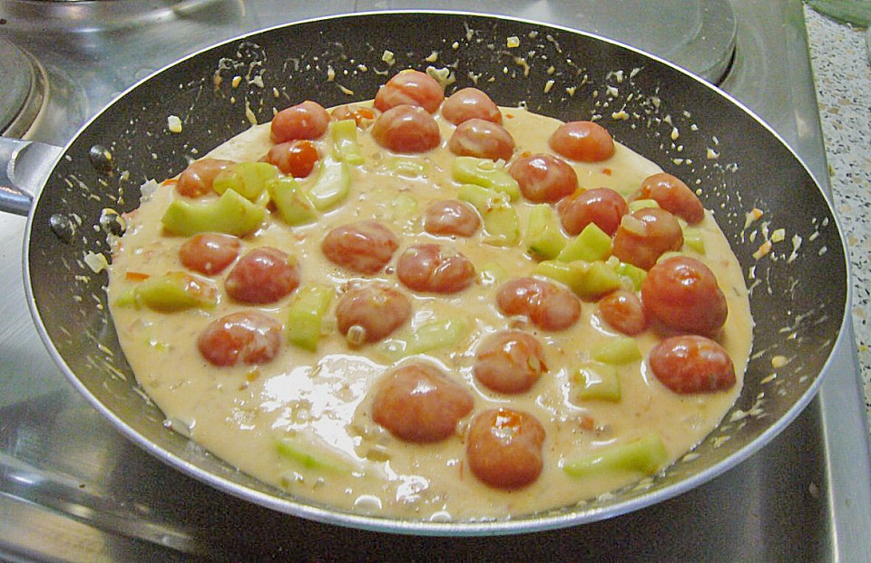 Pasta mit Tomaten - Gurken - Brunch - Sauce von eyndjie | Chefkoch.de