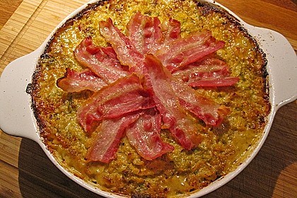 Wirsing - Hackfleisch - Auflauf mit Speck 11