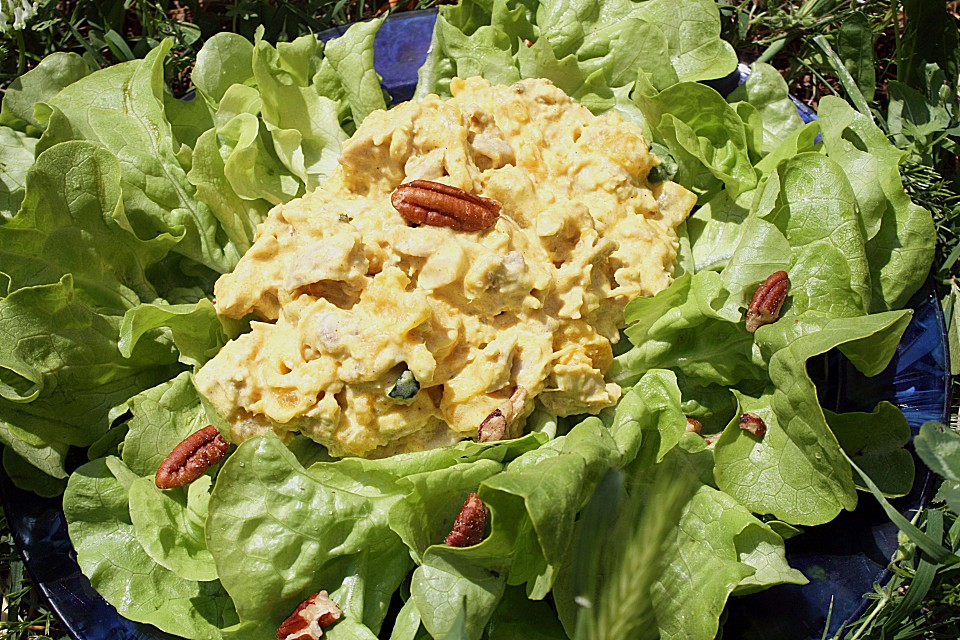 Curry - Hähnchensalat von schälrippchen | Chefkoch.de