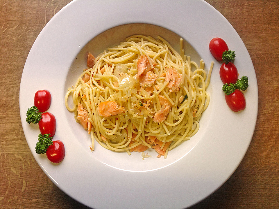 15 - Minuten - Lachs - Spaghetti von Gi_gi | Chefkoch.de