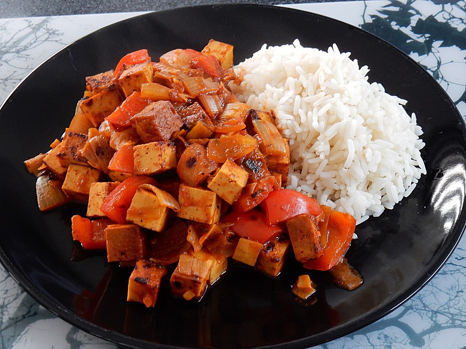 Asiatisches Wok-Gemüse mit Tofu von katzemurna | Chefkoch.de