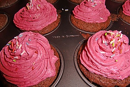 Himbeer Cupcakes 7