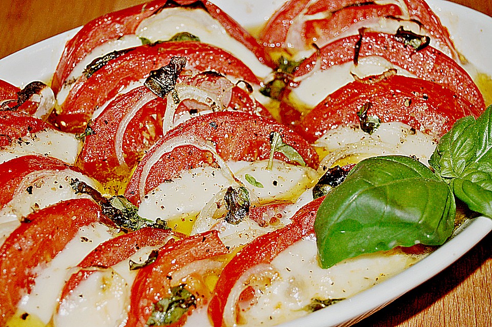 Tomaten Mozzarella Gratin Von Ragazza Chefkoch De