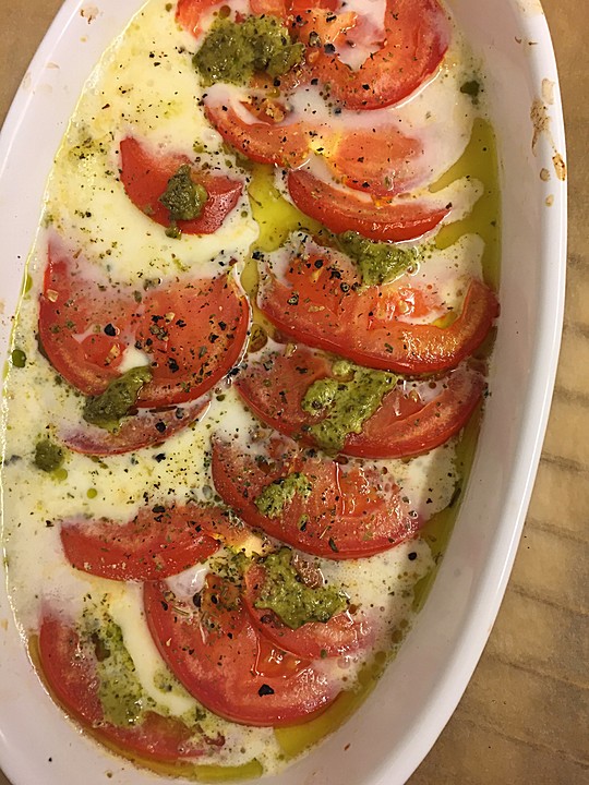 Tomaten - Mozzarella - Gratin von Ragazza311 | Chefkoch.de
