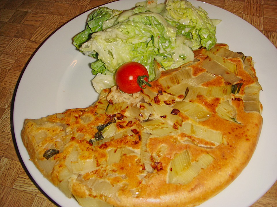 Pikante Pfannkuchen mit Käse und Mangold von Ginger88 | Chefkoch.de