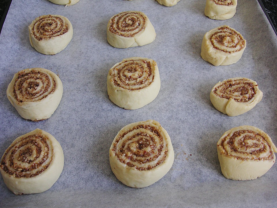 Schneckennudeln mit Nussfüllung von Nici_Blue | Chefkoch.de