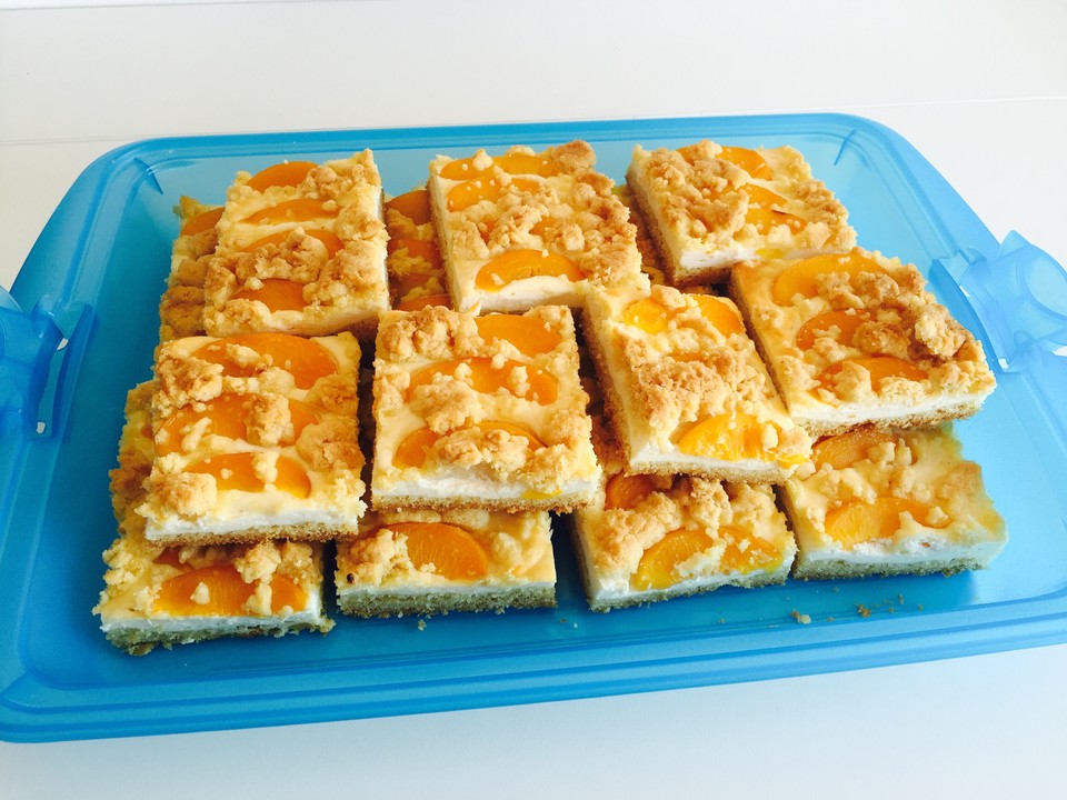 Quark - Streuselkuchen mit Obst von jumelle91 | Chefkoch.de