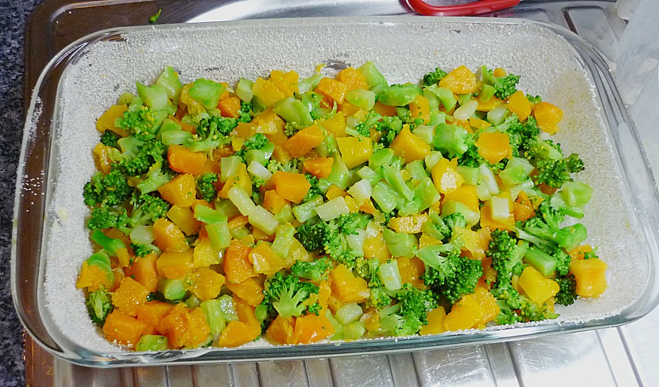 Brokkoli-Kürbis-Auflauf