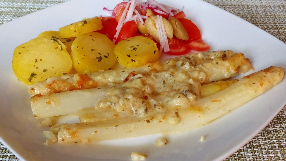 Überbackener Spargel von zwergenmama1 | Chefkoch.de