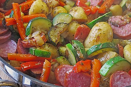 Feurige Kartoffelpfanne