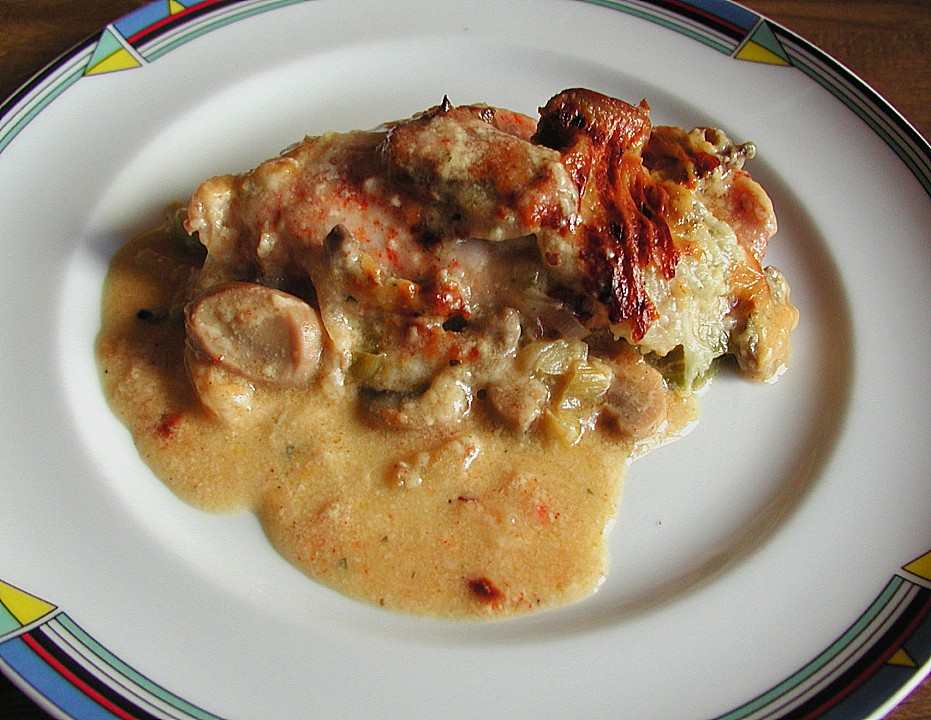 Schnitzelauflauf auf dem Blech - Ein leckeres Rezept | Chefkoch.de