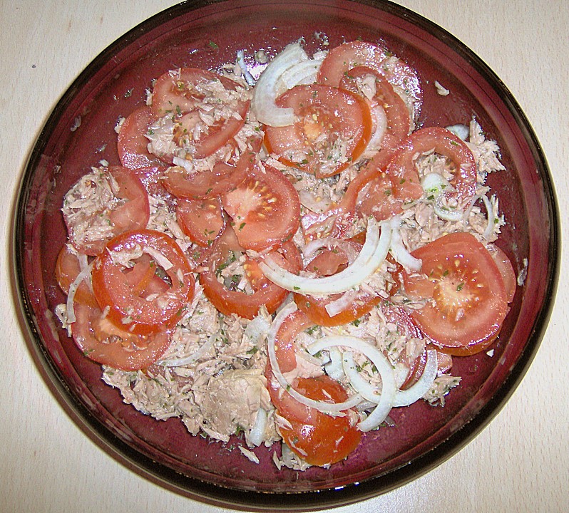 Tomaten - Thunfisch Salat von Heike34 | Chefkoch.de