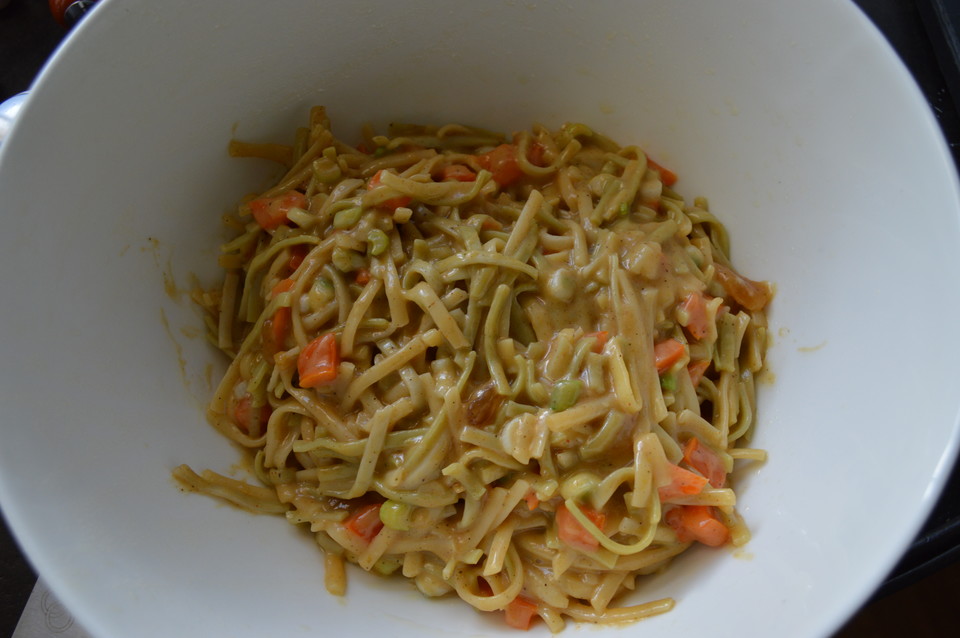 Spaghetti - Salat mit Mango - Chutney von Buchfink | Chefkoch.de