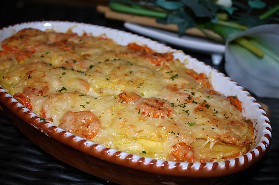 Möhren - Kartoffel - Gratin - Ein leckeres Rezept | Chefkoch.de