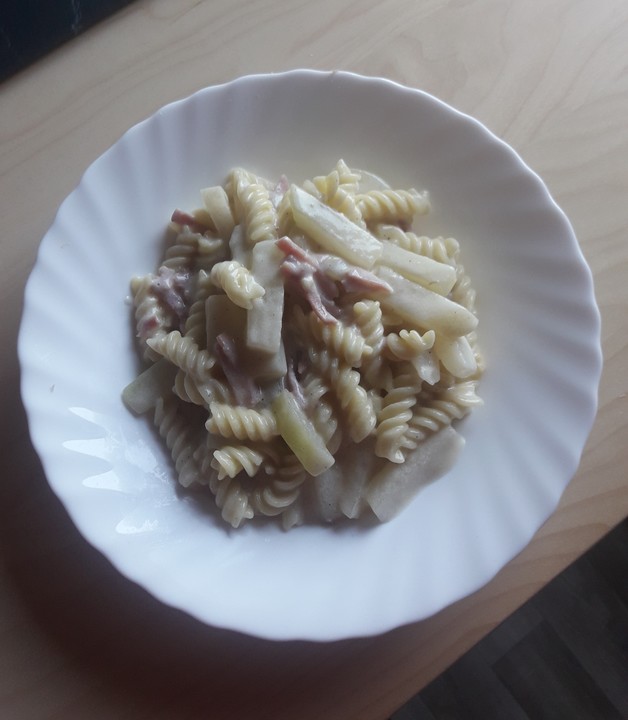 Nudeln mit Kohlrabi-Schinken-Sauce von Siane | Chefkoch.de