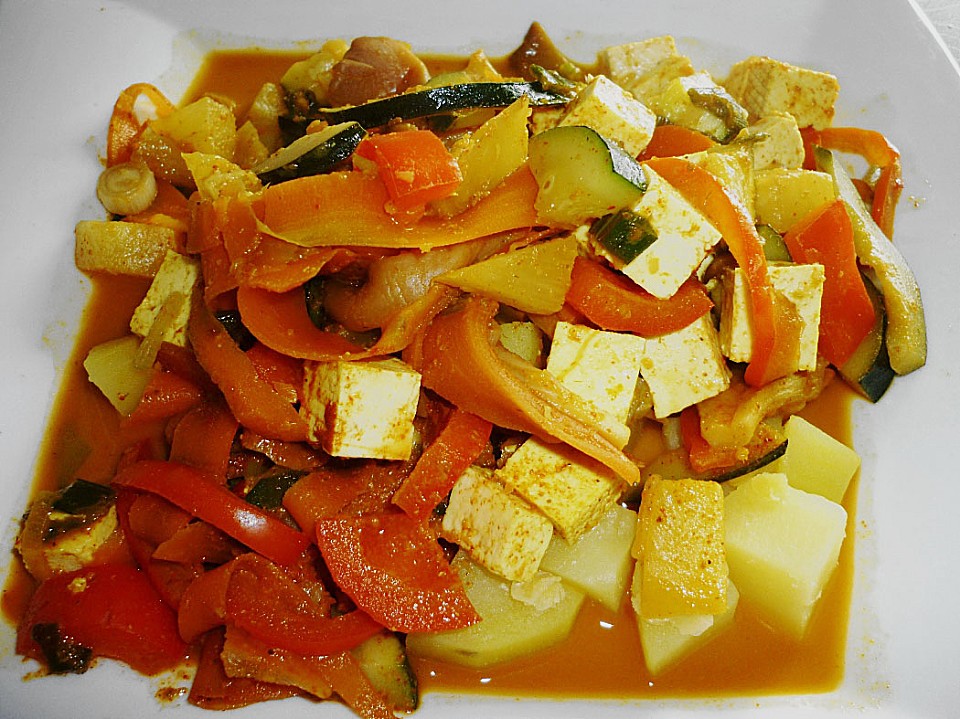 Tofu mit Gemüse von anuzzella | Chefkoch.de