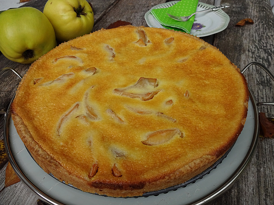 Quittenkuchen mit Rahmguss von schwobamädle | Chefkoch.de