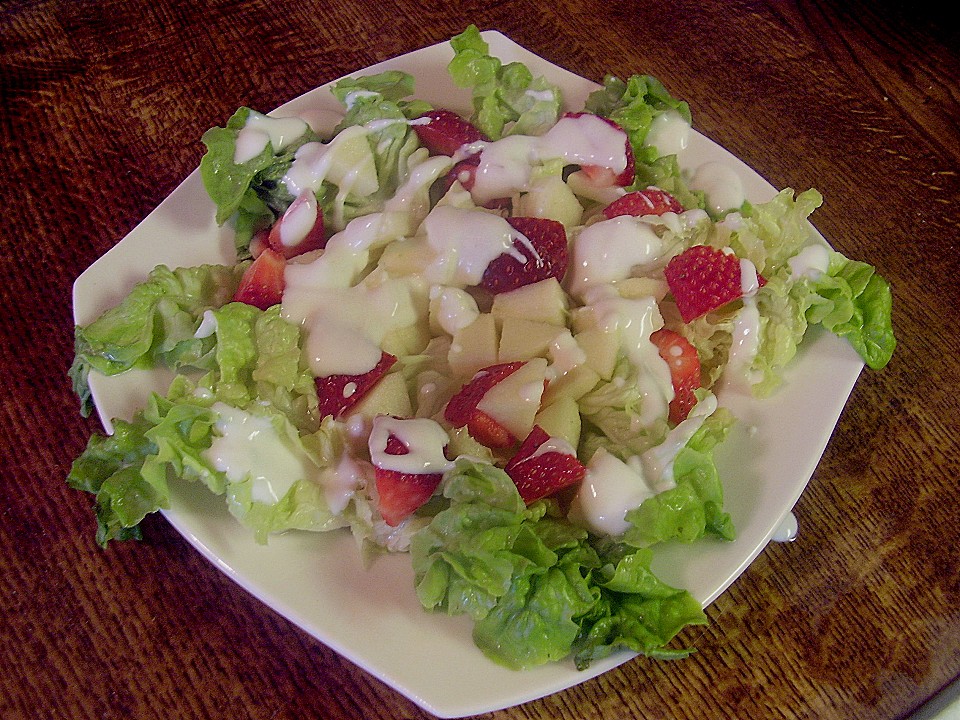 Blattsalat mit Früchten von beller1 | Chefkoch.de