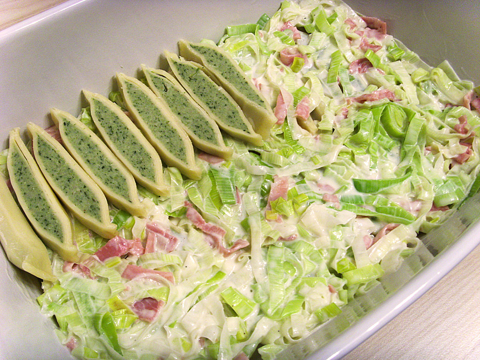 Maultaschenauflauf mit Lauch von manujetter | Chefkoch.de