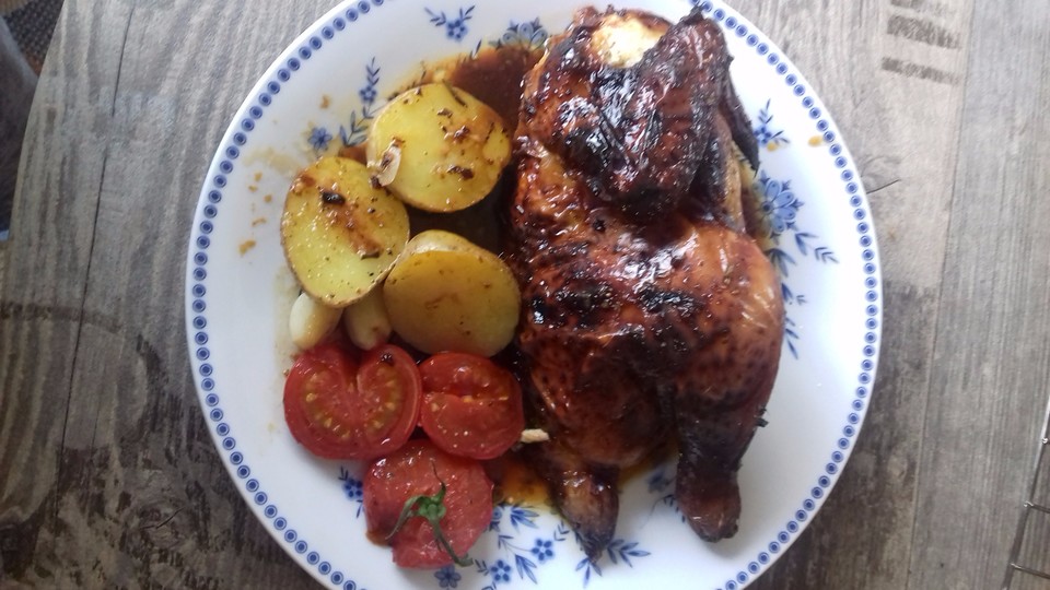 Broiler im Backofen gebraten von Hummel-Pups | Chefkoch.de