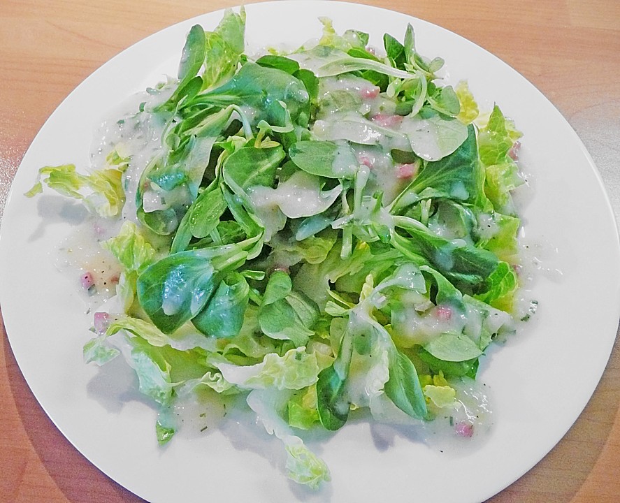 Feldsalat mit Speckdressing von plumbum | Chefkoch.de